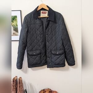 Levi's Black Quilted Jacket